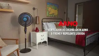 Ventilador de Coluna 40cm Arno X-TREME 9 Repelente L&iacute;quido