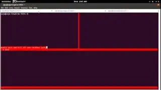 How to Linux Terminal Split Screen and Color Split bar or border with Screen Ubuntu Fedora