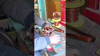 Uzwojenie silnika pralki i suszarki | Technik HHMD #Shorts