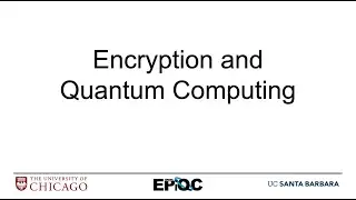 EdX Encryption and QC