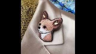 Chihuahua Brooch Pin. Small Mexican Chihuahua Pin. Jewelry Gift. Dog Jewelry. Чихуахуа брошь
