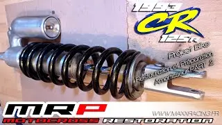 1993 Honda CR 125R // Restauration et Préparation de l'amortisseur 2ème partie