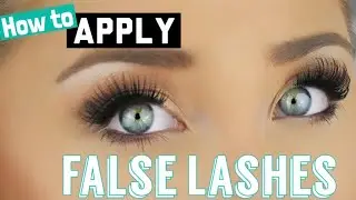 HOW TO APPLY FALSE LASHES FOR BEGINNERS - EASY & EFFECTIVE LASH TUTORIAL (STEP-BY-STEP) | BadMad