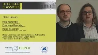 Digital Classicist Seminar Berlin (2015/2016) - Seminar 9 Discussion
