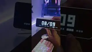 Mostrando o Pixel Clock, item de decora&ccedil;&atilde;o da Ulanzi #pc #ulanzi #tech #pixelclock #setup @ulanzi