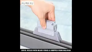 Magic Clip Window Groove Cleaning Brush Pad Gap Slot Sliding Door Shutter Track Dust Removal