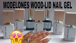 Modelones Gel Nail Polish Swatches and Easy Gel Tutorial | Modelones Wood Lid Gel Series