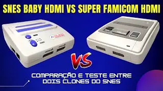 Snes Baby HDMI 2 em 1 🆚 Super Famicom HDMI | Comparação Entre Clones Chineses do Super Nintendo