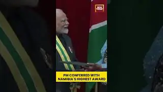 PM Modi Gets Namibia's Highest Civilian Award | PM Modi In Namibia