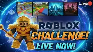Challenge time - Roblox Live🔴 #roblox #squidgame