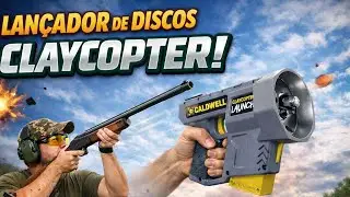 Conhe&ccedil;a o lan&ccedil;ador de discos da Caldwell, dispon&iacute;vel no Brasil! Imprima os discos na 3D!!