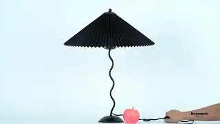 Squiggle Table Lamp Black