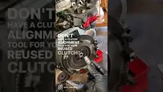 DIY clutch alignment tool