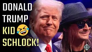 🤣Kid Schlock! Donald Trump can't wait to get away from his MAGA bestie  Kid Rock & his clown suit!🤡