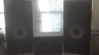 Vintage ACCUSOUND ASX-49 3-WAY SPEAKER SYSTEM MADE IN CANADA
