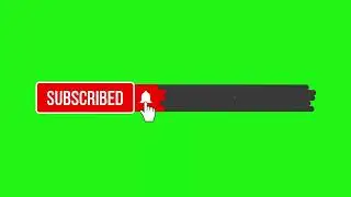 YouTube Subscribe Button Green Screen | Free Download | No Copyright #37
