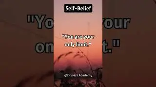 SelfBelief @divyasacademy21 #belief #students #studentlife #motivation #success #passion#inspiration