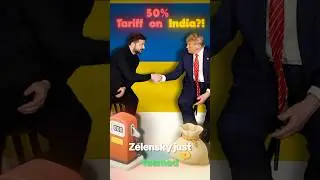Zelensky Joins Trump: 50% Tariff Threat on India&rsquo;s Russian Oil 😳⛽ | US&ndash;India Tensions Rise