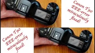 Canon T90 EEE / Help - Error miraculously fixed! #vintagecamera #canonfd #canonphotography