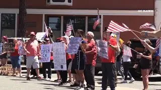 Orange Reopen CA protest