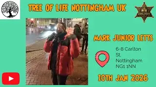 MARK JUNIOR letts it RIP at the TREE 🌲 OF LIFE NOTTINGHAM UK 10th Jan 2026