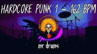 Hardcore Punk 1 - 162 BPM | Backing Drums | Only Drums