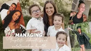 How I manage raising *TRIPLETS*, working full time, and graduate school!
