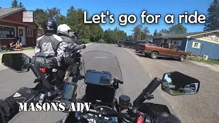 Ride to Stokes bay 2up on the KLR 650