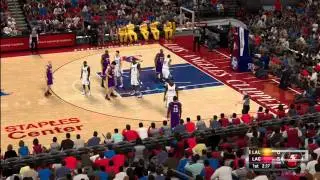 NBA 2K12: Lakers vs Clippers Gameplay