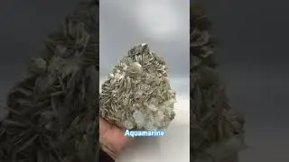 Aquamarine with mica Specimen from Pakistan