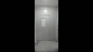 Modular cleanroom panelling and doors installation at Eye Hospital