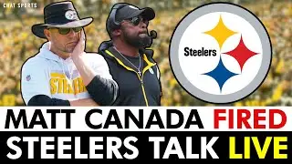 Steelers Talk Live: Matt Canada FIRED, Offensive Coordinator Candidates + Updated Record Prediction