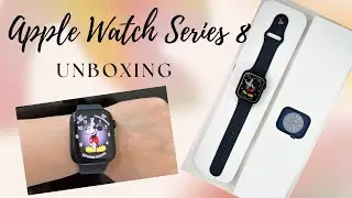 Unboxing Apple Watch Series 8 (45mm) Midnight Aluminum case/ Midnight Sport Band/GPS