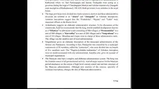 5. Discuss the administrative system of the Mauryas.
