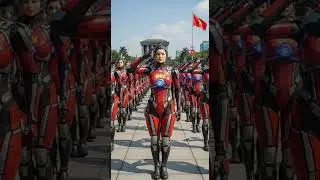 The Future Is Here: Female Robots March in Unstoppable Innovation #AI #Robotics #Tech