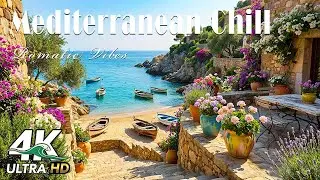 Chill Mediterranean Music & Italian Vibes - Relaxing Music & Mediterranean Coast Views 🎶