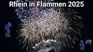 Feuerwerk Rhein in Flammen (Koblenz) 2025 - Mit Drohnen-Show