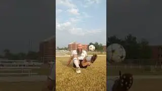 Soccer Juggling Drills: Seated Mini Ball Juggling