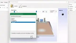 Headset Microphone not working on Windows 11 Solved using HD Audio Manager