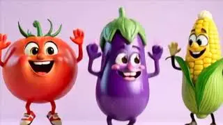 Veggie Colors Song Cartoon Video