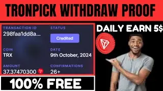 Tronpick io Withdraw Proof 100% Free Site