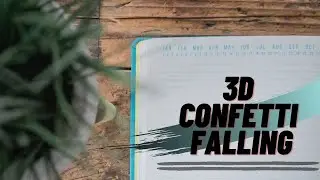 3D Confetti Falling | Javascript  | Yes I Can Do