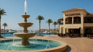 Egypt Hurghada Sahl Hasheesh fountains | фонтани | La Cantina