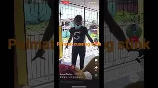GAY BOY PALMATI IS UPSET AND CUSSING STINK #guyana #trinidad #gay #drunk #drinking #chutney #music