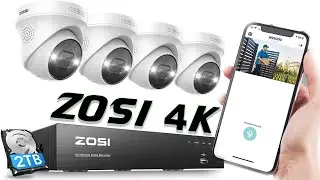 Zosi 4K PoE Security Camera System - SETUP & REVIEW