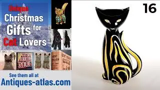 24 Christmas Gift Ideas for Cat Lovers from Antiques Atlas.