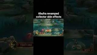 Revamped Khufra Ultimate Tyrant&rsquo;s Rage | Old vs New Effects | Mobile Legends
