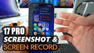 Как сделать скриншот и записать экран на iPhone 17 Pro