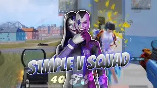 s1mple v squad | bgmi clutches | solo v squad #bgmi #fivefingerclawgyro  #40fps #indianreflexes