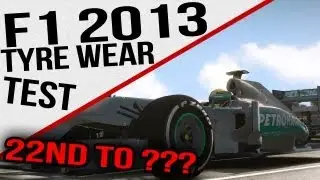 F1 2013 - Tyre Wear Test - 22nd to ??? - 50% Race - Silverstone